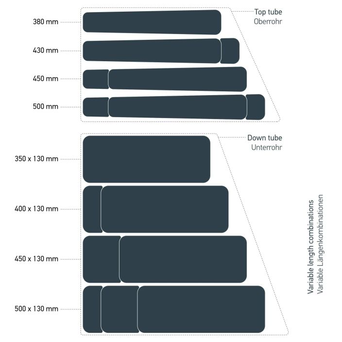 Luxshield Universal Kit rungon suoja tarrat E-Bike Transparent Glossy tuotekuva 3 Luxshield Universal Kit rungon suoja tarrat E-Bike Transparent Glossy tuotekuva 3