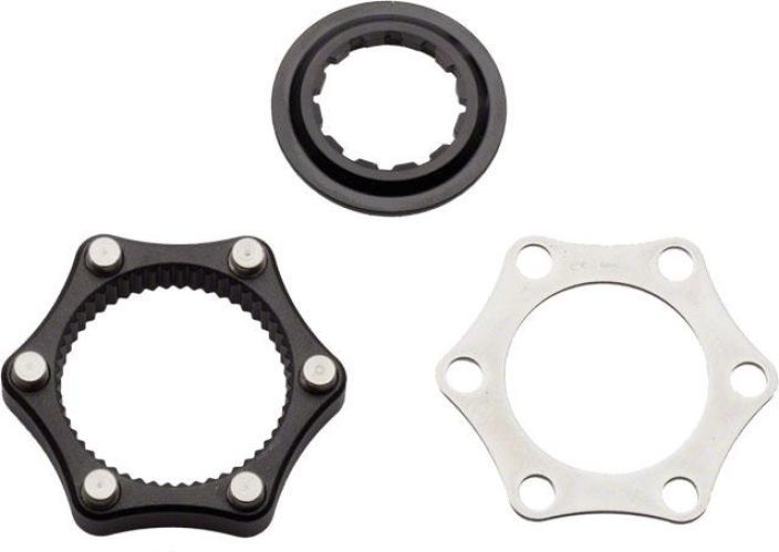 Problem Solvers Centerlock Adaptor for 6-bolt Rotors with Lockring Adapteri jolla saat 6-pultti jarrulevyn kiinnitettya