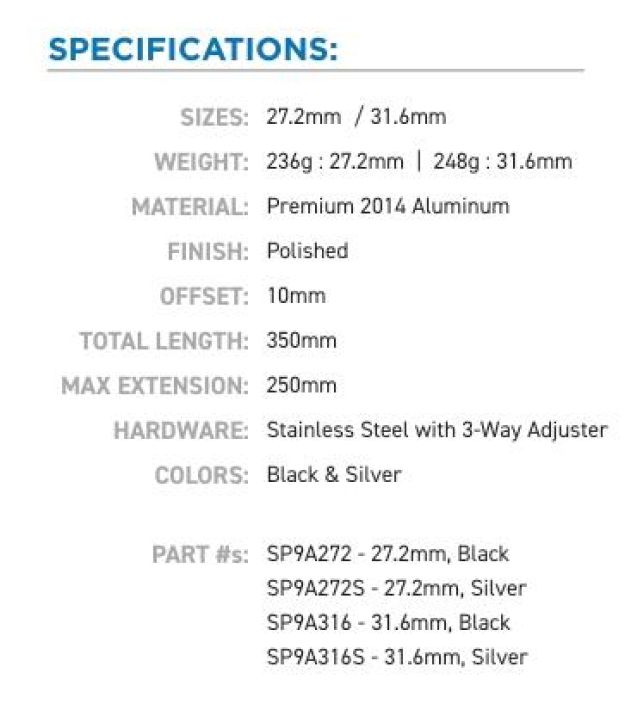 Cane Creek GXC Seatpost Silver tuotekuva 1 Cane Creek GXC Seatpost Silver tuotekuva 1