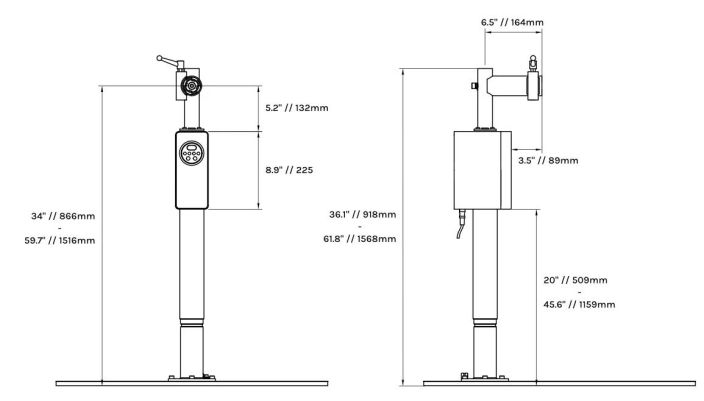Remco Bike Lift type E/F 45mm Chuck