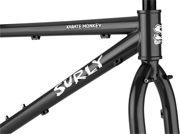 Surly Karate Monkey Frame 4.8 Black tuotekuva 1 Surly Karate Monkey Frame 4.8 Black tuotekuva 1