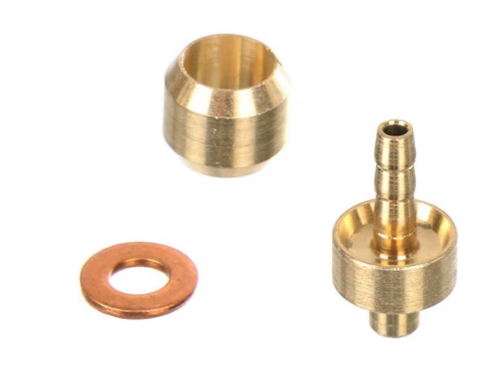 Hope Oliivi ja Brass Insert Hopen 5mm jarruletkuun: Olive Brass Insert Washer