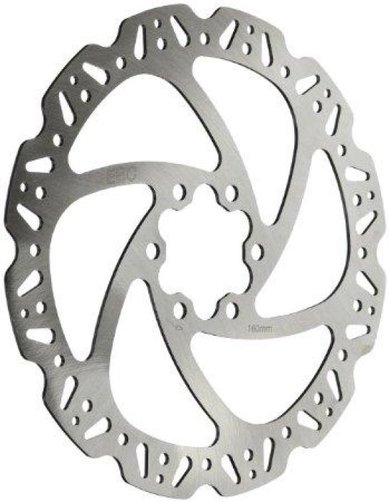 EBC MTB VR Style disc 160mm 160mm 6-pultin jarrulevy Karkaistu, lampokasitelty ja hiottu, sopii kaikkien palojen kanssa,
