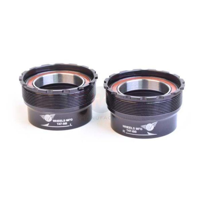 Wheels MFG T47 Angular Contact BB for 30mm Cranks - Black tuotekuva 1