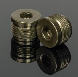 Renthal Renthal Revo Black End Cups Gold