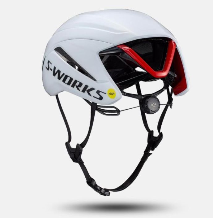 Specialized S-Works Evade 4 White Red tuotekuva 4 Specialized S-Works Evade 4 White Red tuotekuva 4