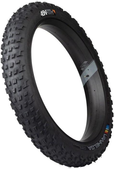 45NRTH VanHelga Fat Bike Tire: 27.5 x 4.0&quot; Tubeless Ready Folding, 120tpi, Black  tuotekuva 1