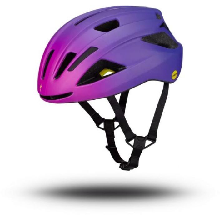 Specialized Align II Purple Orchid Hyvin suojaava ja tukevasti paassa pysyva, mutta silti kevyt ja hyvin tuulettuva kypara.