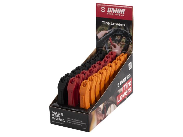Unior Tire levers Rengasraudat -&gt; siis muovit! 2kpl pakkaus.