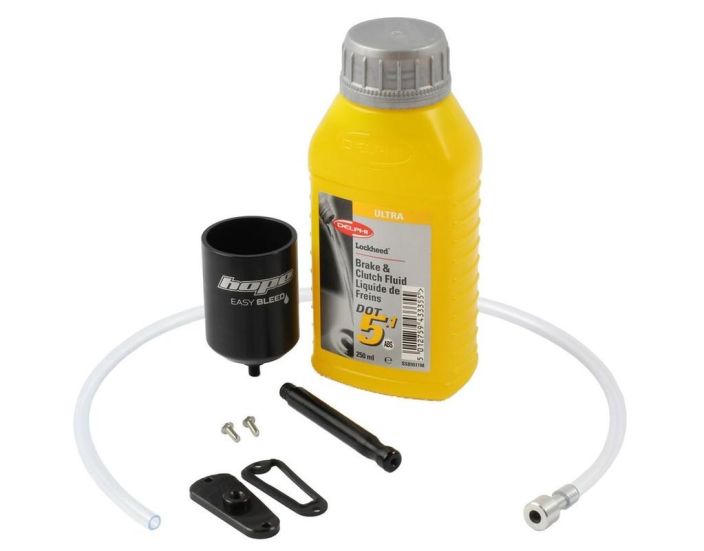 Hope Easy Brake Bleed Kit - Tech 3 Hope Tech 3 -jarrujen ilmaussarja. Sisaltaa: 1 x kuppi 1 x plunger 1 x kansi ja tiiviste