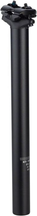 Dimension Two-Bolt Seatpost 31.6 x 350 Matte Black Alumiininen satulatolppa 31.6mm Pituus 350mm Setback 0mm 6061-T6