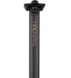 Teravail Teravail Stratum Carbon Seatpost 400mm 0 Offset Black