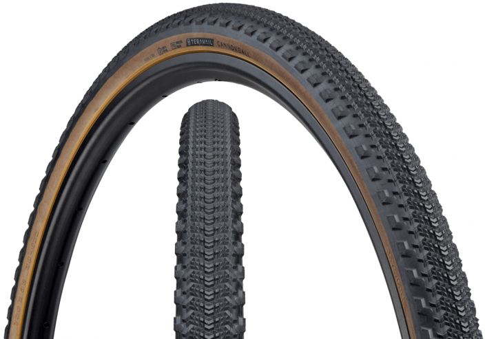 Teravail Cannonball 700x38 LS Tan Pienella kuviolla oleva kevyt ja rullaava gravel-rengas. 700 / 622 / 29&quot; 38mm 60Tpi
