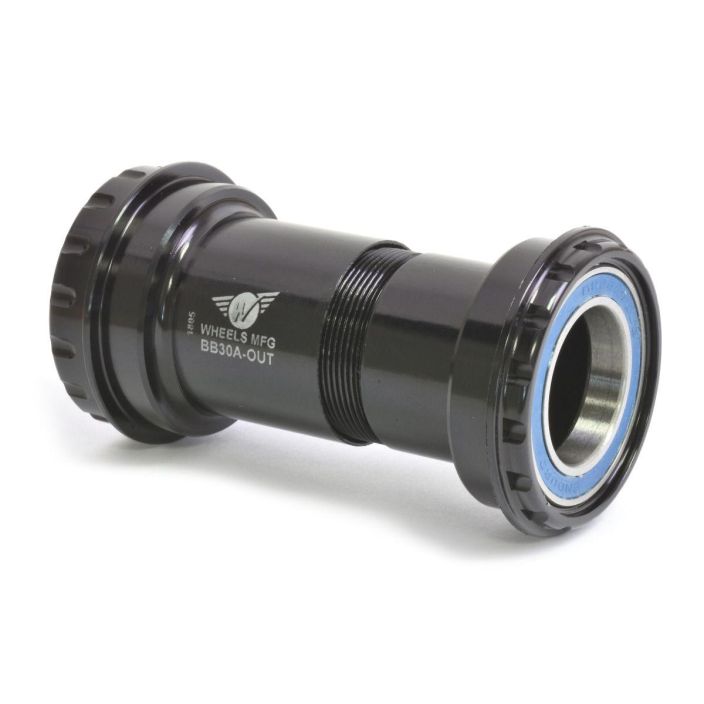 Wheels MFG BB30A Outboard ABEC-3 BB for 24mm Cranks BB30A-OUT-SHIM Specifically designed for installing 24.00mm spindle