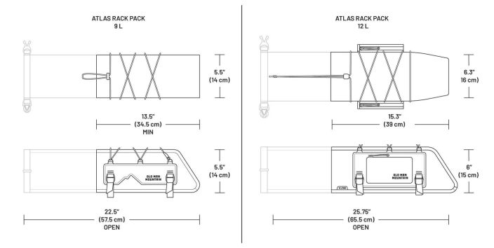 Old Man Mountain Atlas 12L Rack Pack tuotekuva 6