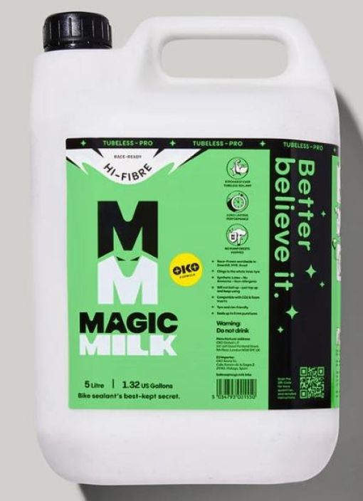 OKO Magic Milk Hi-Fibre Tubeless Pro 5L SCOTT-SRAM teamin ja Nino Schurterin kayttama litku. Toimii myos talvella!