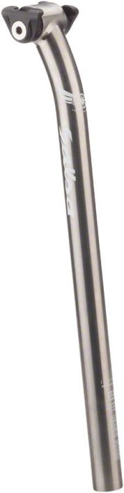 Salsa Regulator Ti Seatpost 27.2 25mm offset Titaaninen satulatolppa. Halkaisija: 27.2mm Pituus: 350mm Offset: 18mm