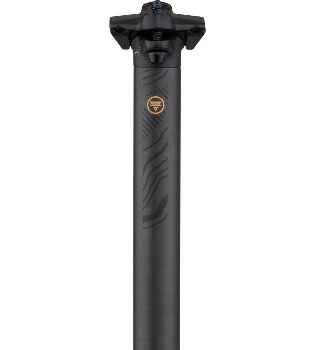 Teravail Stratum Carbon Seatpost 400mm 0 Offset Black tuotekuva 1