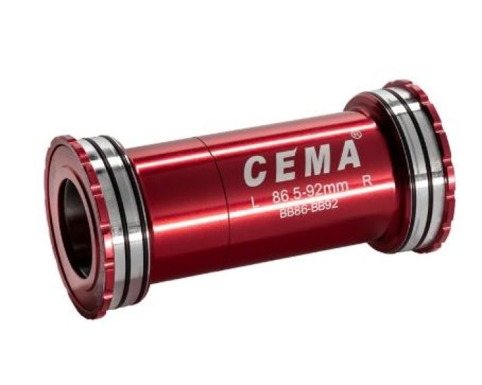 Cema BB86-BB92 Ceramic Red for Shimano With this BB86-BB92 Interlock bottom bracket you can install a Shimano or any other