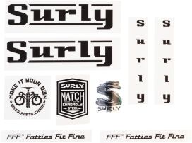 Surly Surly Pacer Decal Set -Black
