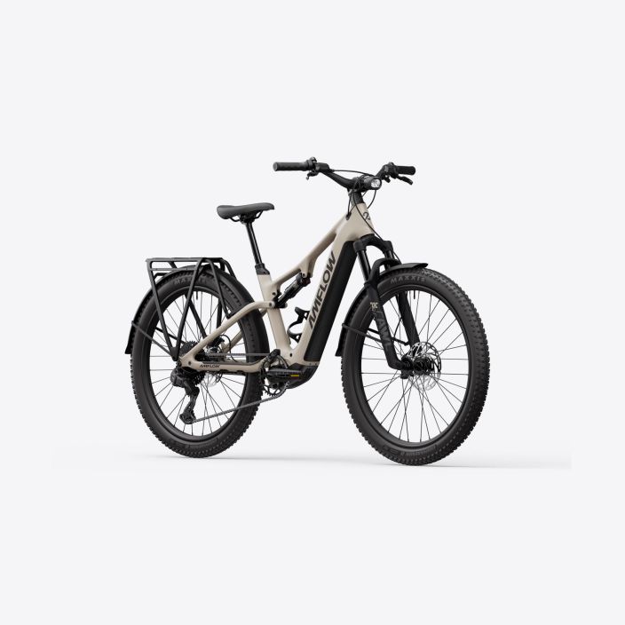 Amflow TL Carbon Beige An SUV e-bike built for multiple scenarios [1], Amflow TL Carbon brings agility on trails, smoothness