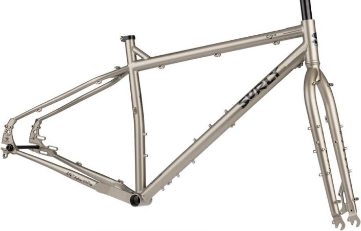Surly Ogre Frameset Champagne Supernova Uusittu Ogre. 29&quot; terasrunko ja haarukka retkeilyyn, tavarankuljetukseen, karryn