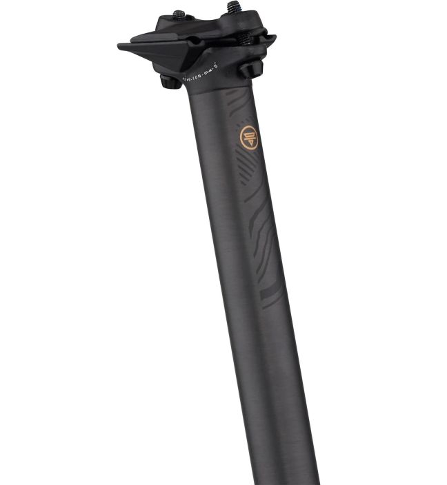 Teravail Stratum Carbon Seatpost 400mm 0 Offset Black tuotekuva 2