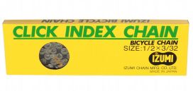 Izumi Izumi Click Index Silver/ Black 1/2 x 3/32