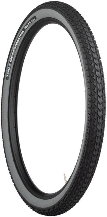Surly ExtraTerrestrial Tire - 29 x 2.5 Tubeless Folding Slate Kestava rengas kun et halua huolehtia missa ajat. 29 x 2.5&quot;