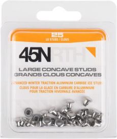 45NRTH 45NRTH Large Concave Carbide Aluminum Studs - 25 Pack